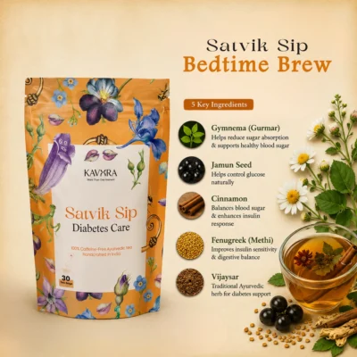 Satvik Sip Diabetes Care Tea Bags By KAVORA