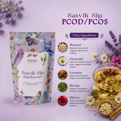 Satvik Sip PCOD/PCOS Care Tea Bags By KAVORA